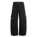 11KN wide-leg washed pure cotton old retro pants
