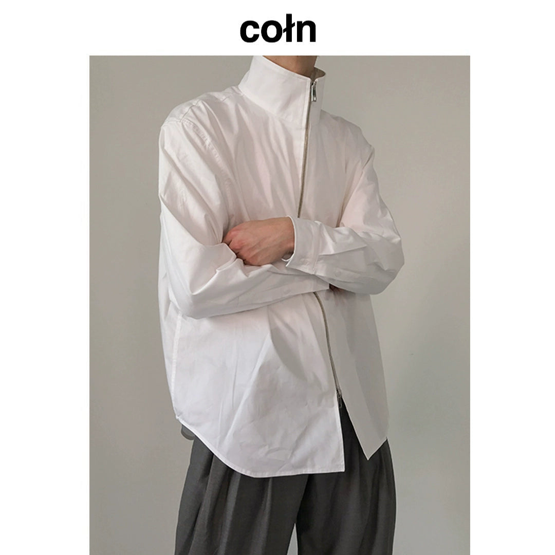 COLN Casual Versatile Lapel Shirt