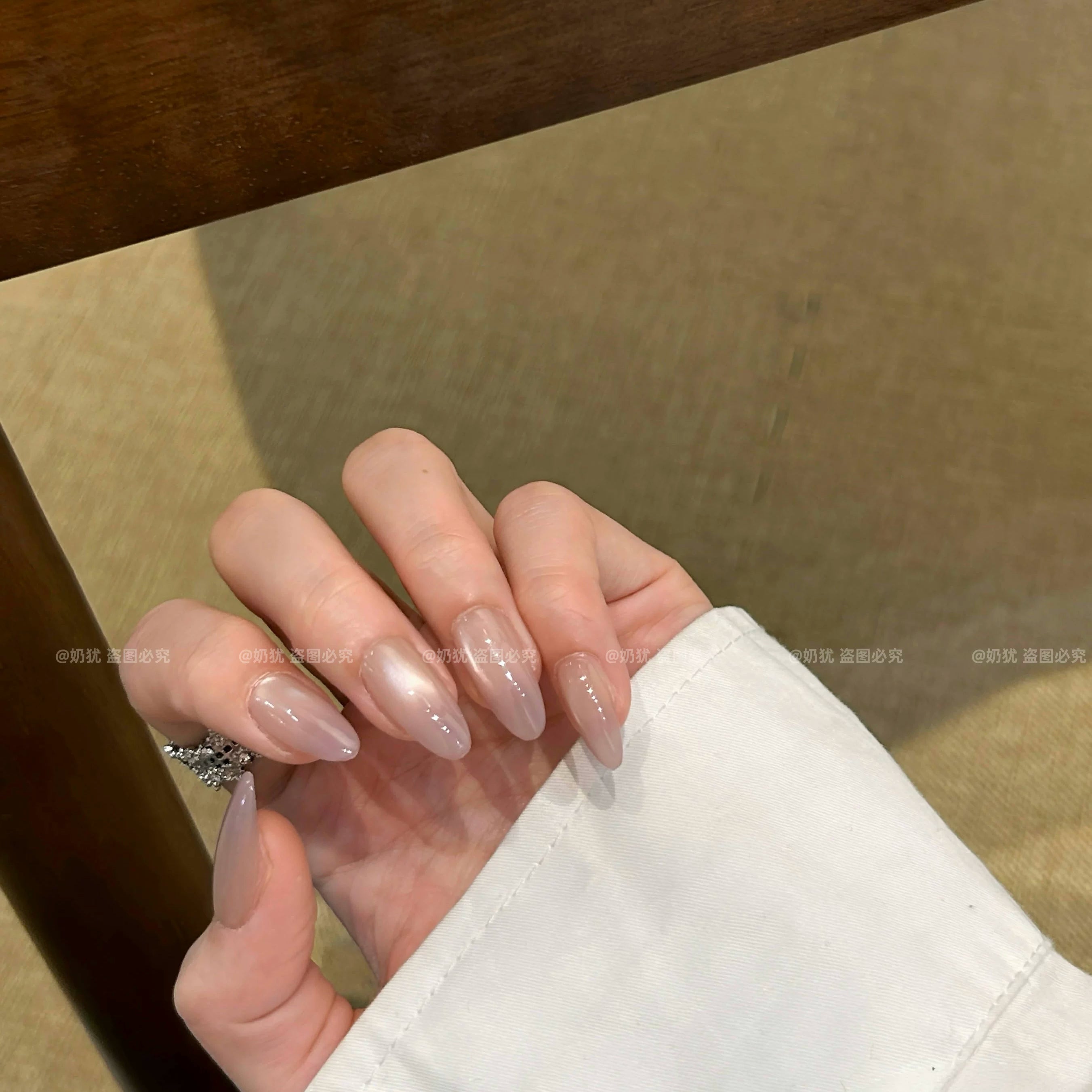 Beetle Nails Handmade Naked Skin Water Feeling Glass Beads Wearing Armor