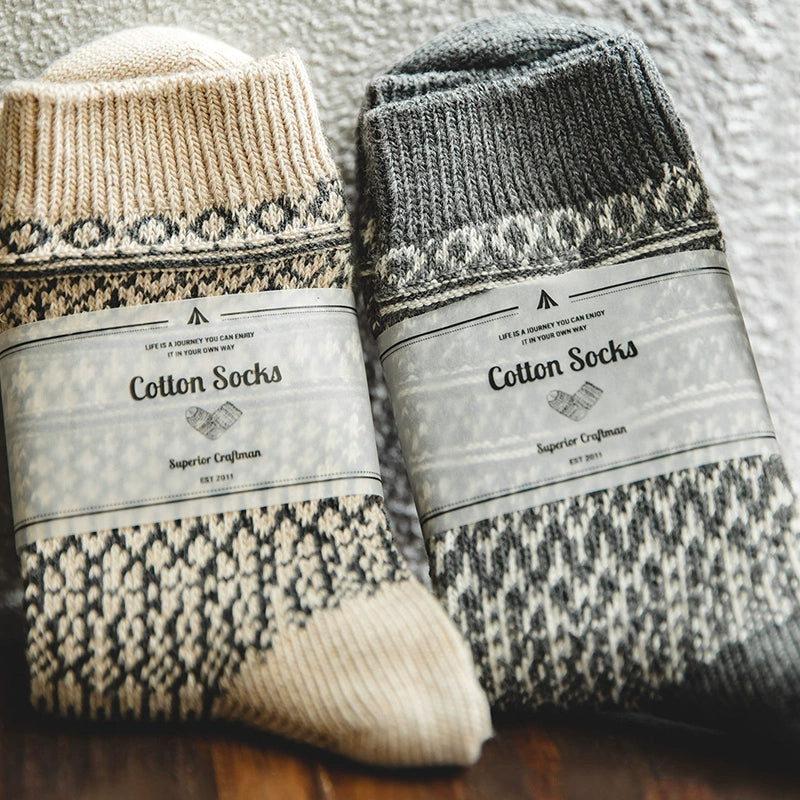 Maden Vintage Knitted Tube Socks