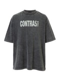 F2CE Basic Slogan Print Retro Tee