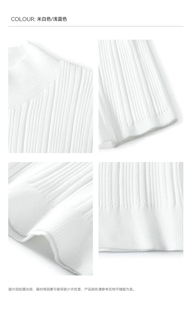 YOUNG KYLIN Short Versatile Knitted Tee