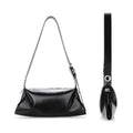 JANDRESS Soft Leather Casual Messenger Armpit Bag