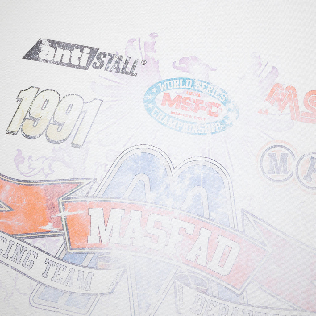 SUPER WAY Vintage Full Print Casual Tee