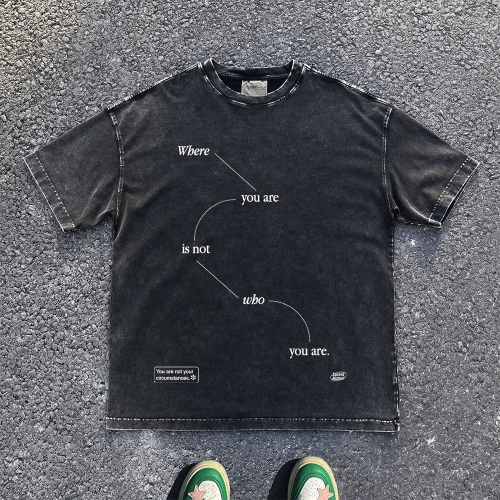 Wang Youbing Studio! Path 220g 100% Cotton Tee
