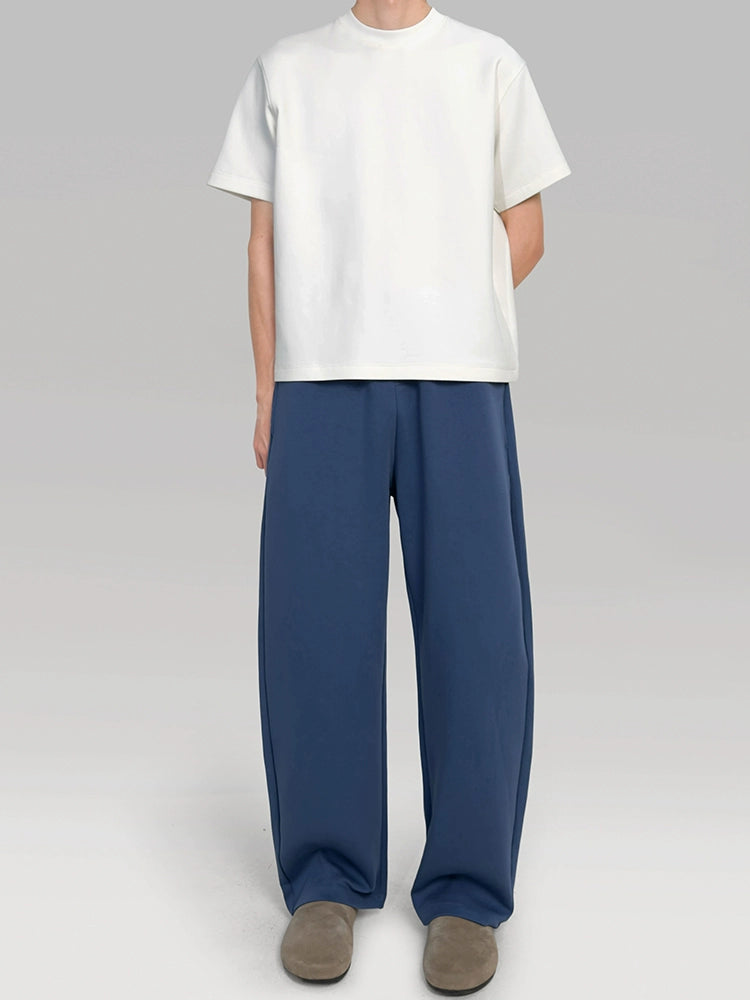 PLUS NO LOGO Lyocell Machete Straight Trousers