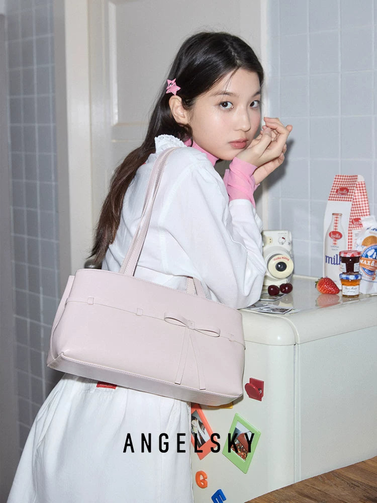 ANGELSKY Niche Bow Shoulder Bag