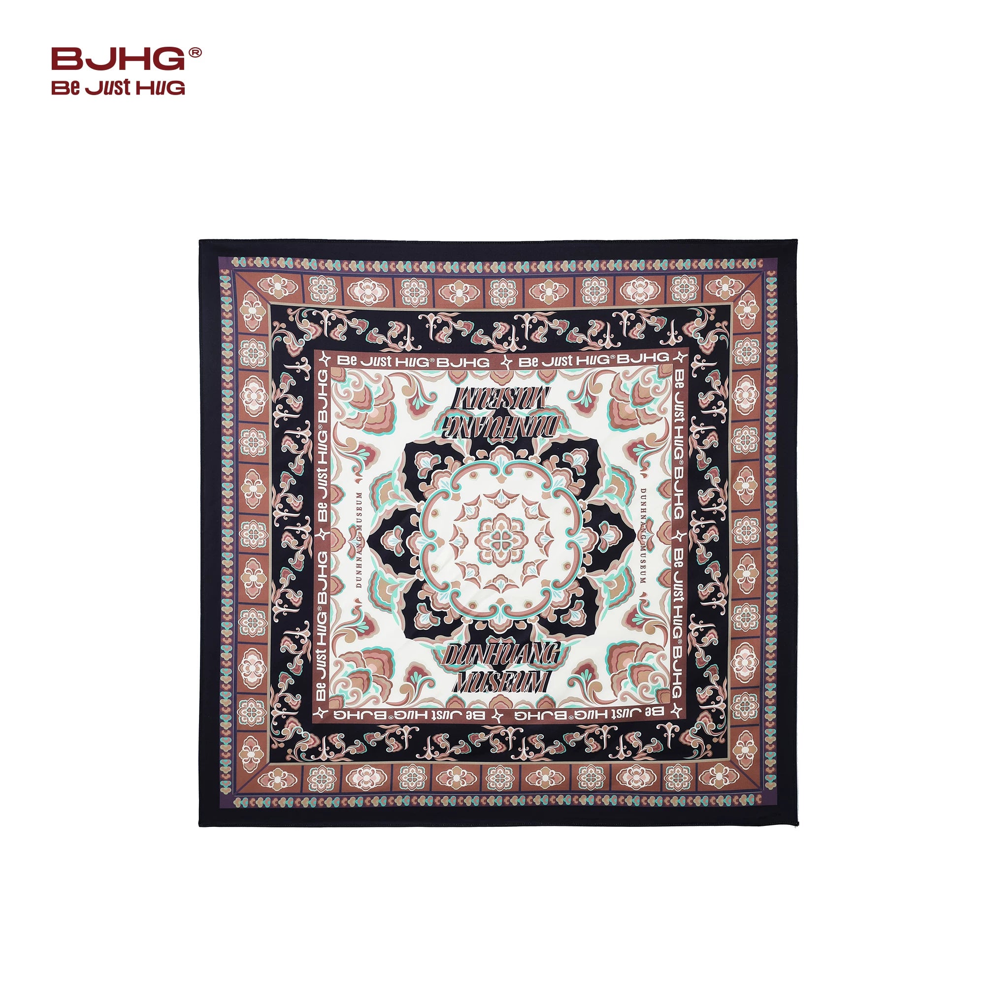 BJHG Versatile Contrasting Square Scarf