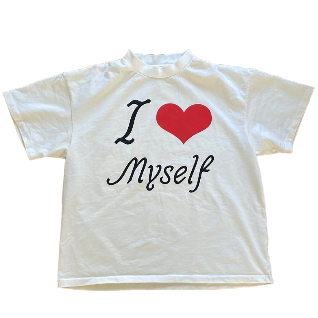 Wang Youbing Studio! I <3 MYSELF 260g 100% Cotton Tee