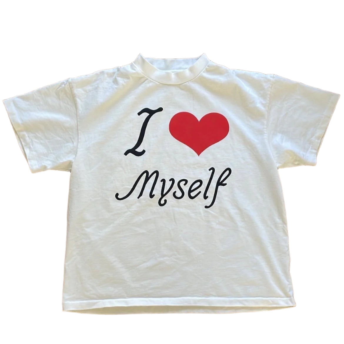 Wang Youbing Studio! I <3 MYSELF 260g 100% Cotton Tee