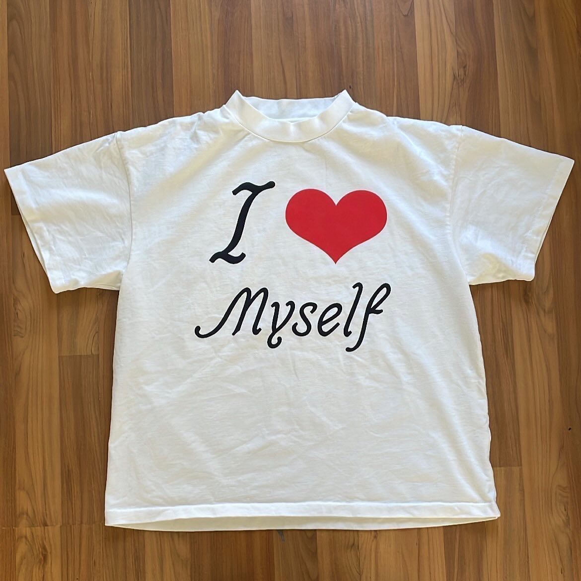 Wang Youbing Studio! I <3 MYSELF 260g 100% Cotton Tee