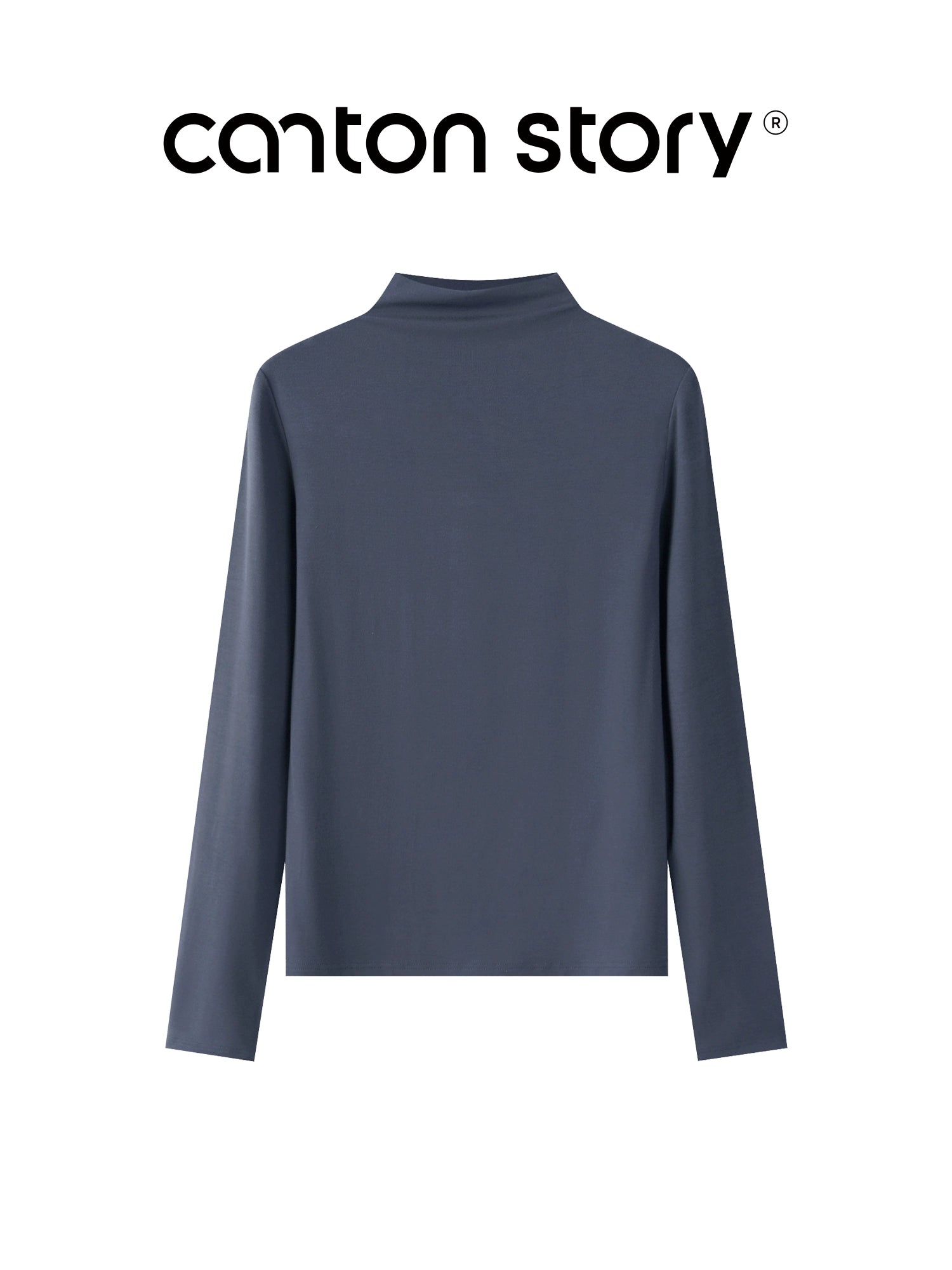 Cantonstory Shoulder Casual Versatile Bottom Shirt