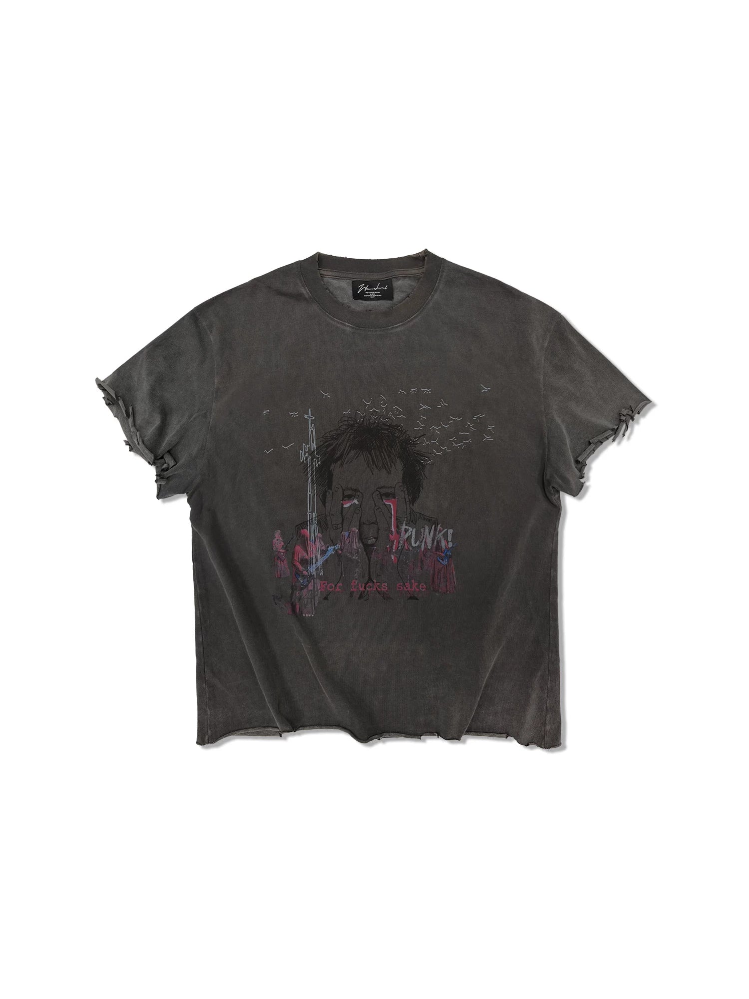 WANNA LAB Old Casual Loose Tee