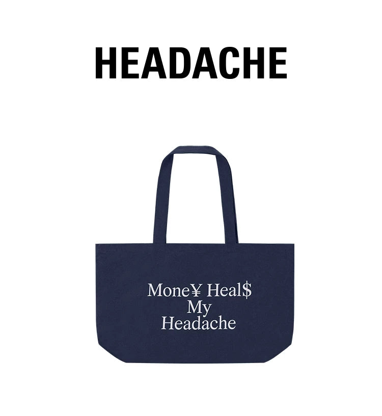 HEADACHE Casual Simple Canvas Bag