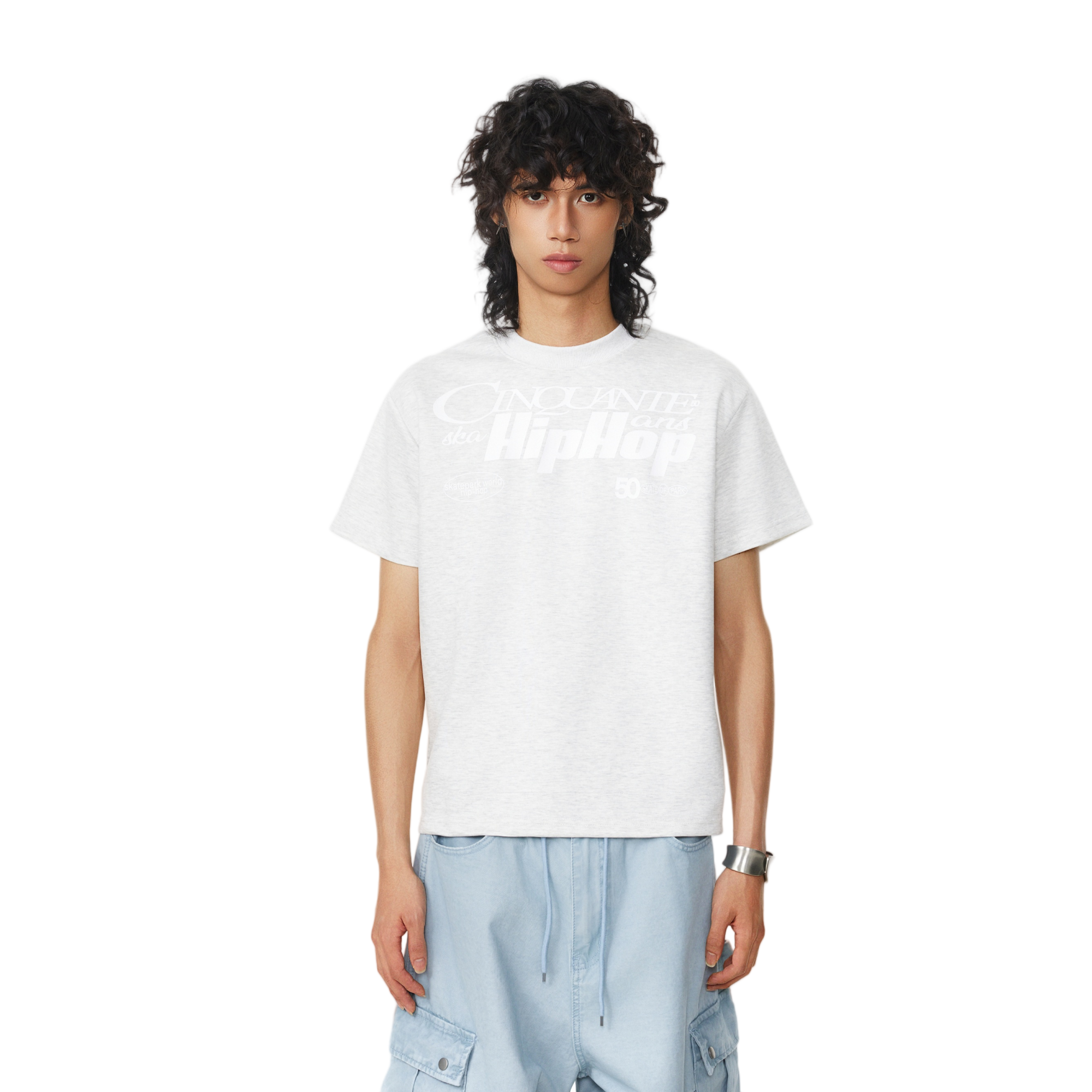 BTSG Retro Copper Ammonia Wire Air Layer Front Shoulder Short Width Tee