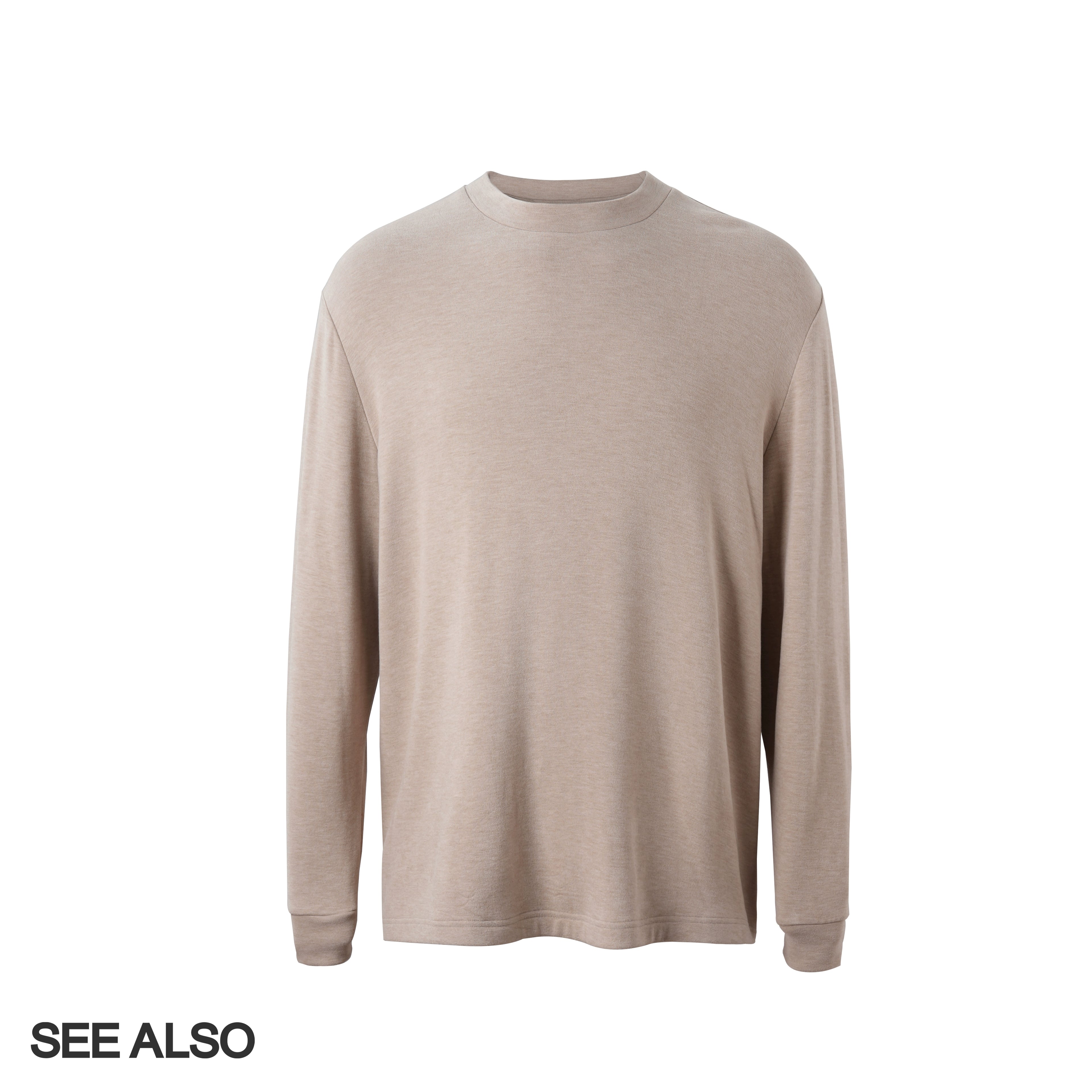 SEEALSO "row wind bulky velvet" 320g keel autumn and winter warm long-sleeved delicate soft bottoming shirt 007