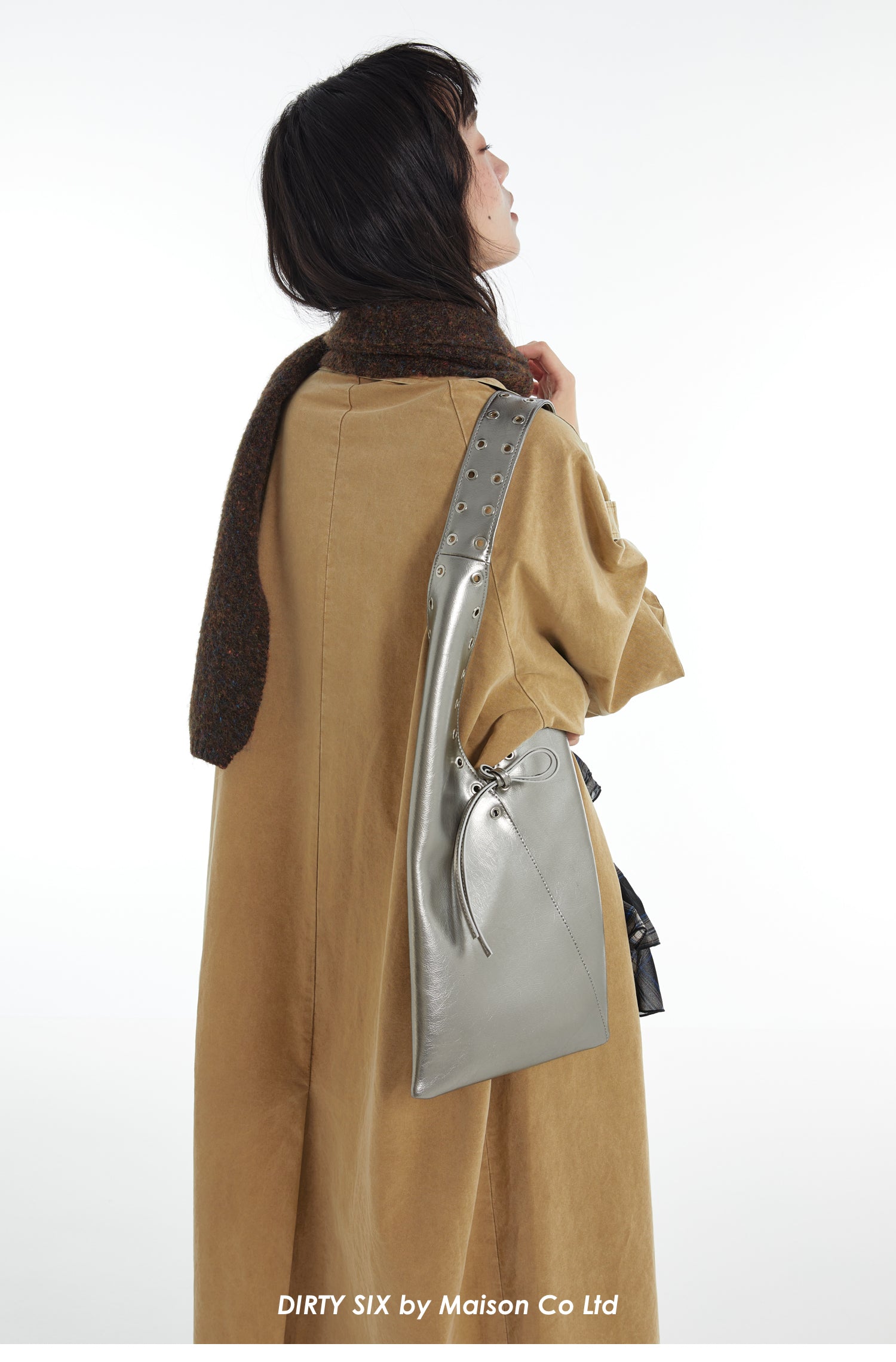 DirtySix Cow Split Weather trotro triangle vaporwave punk bag