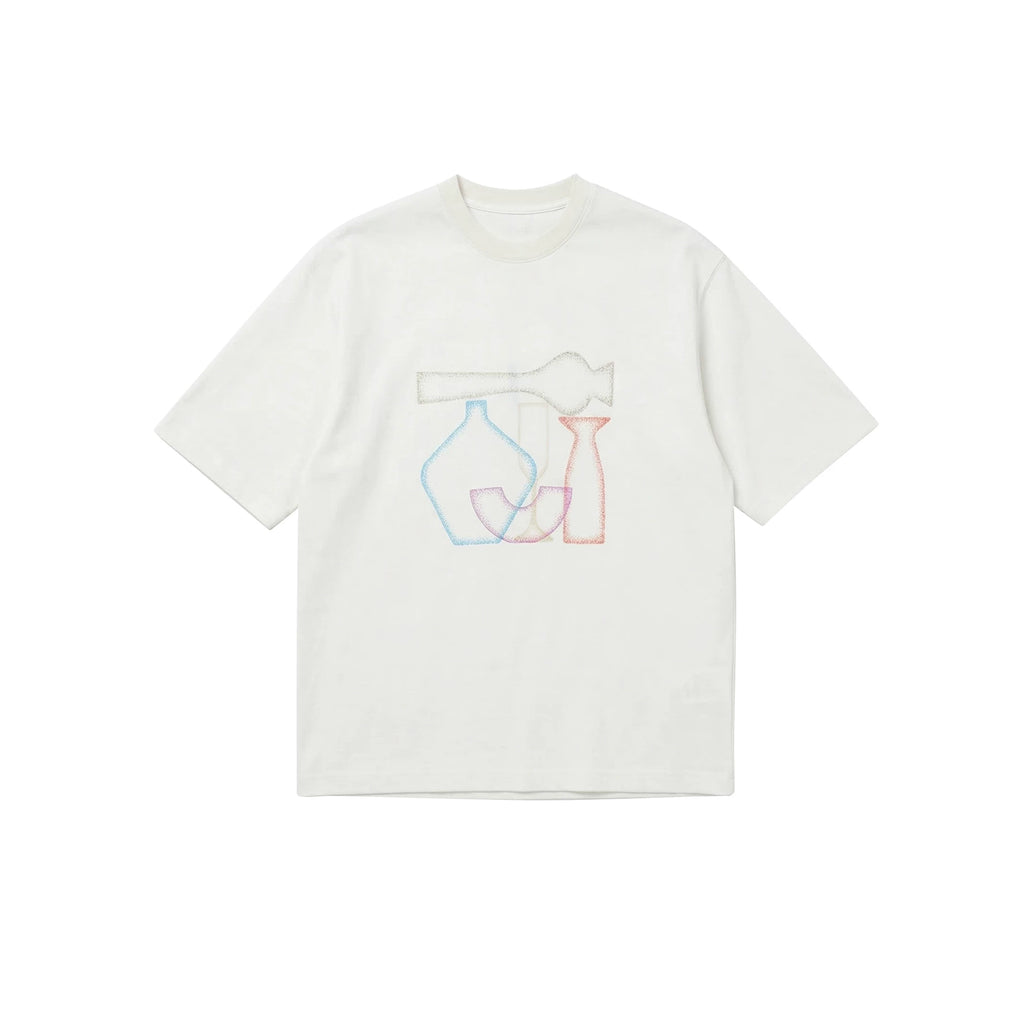 BUTTBILL Loose Gradual Change Casual Tee