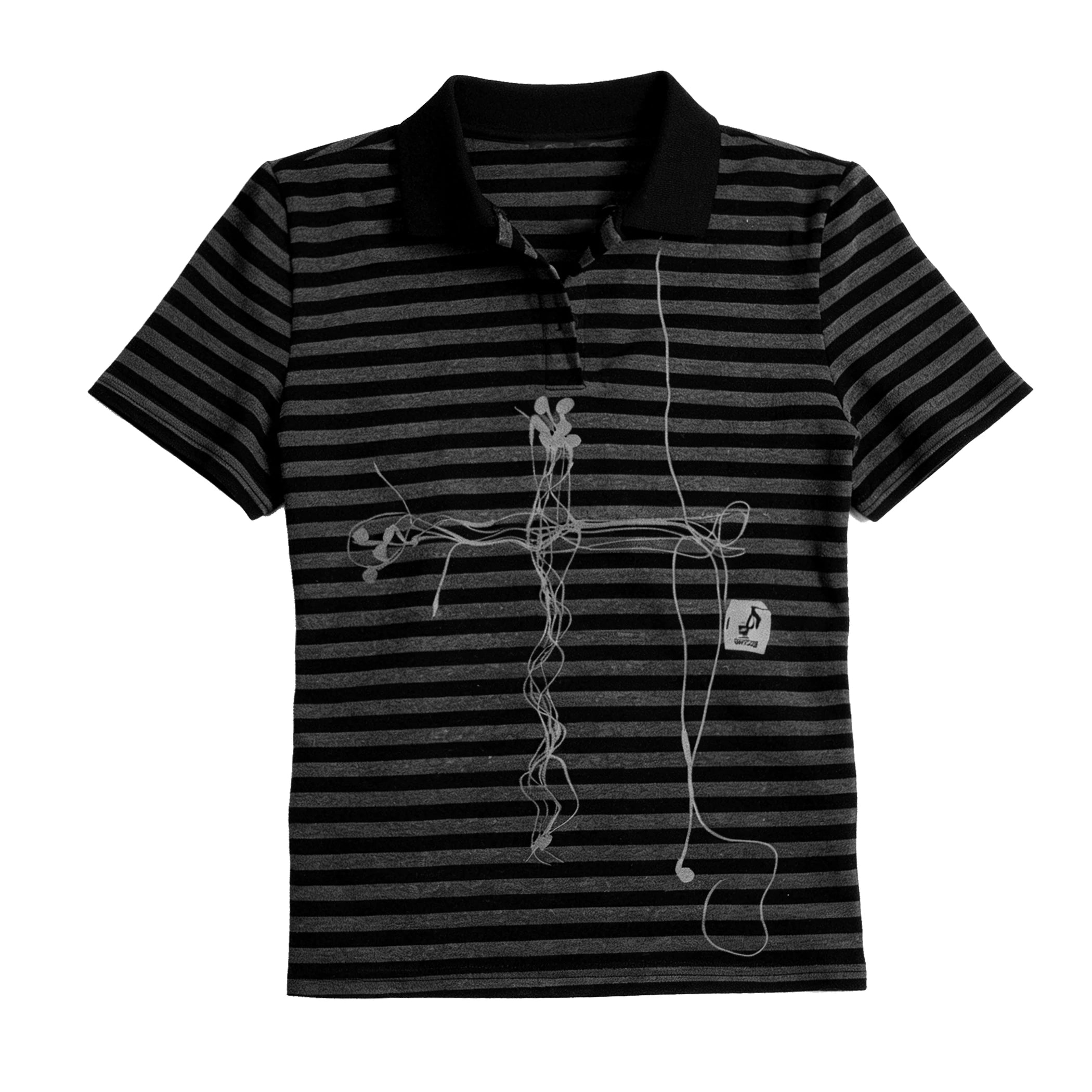 PAIKI Front Shoulder Slim Casual Versatile Tee