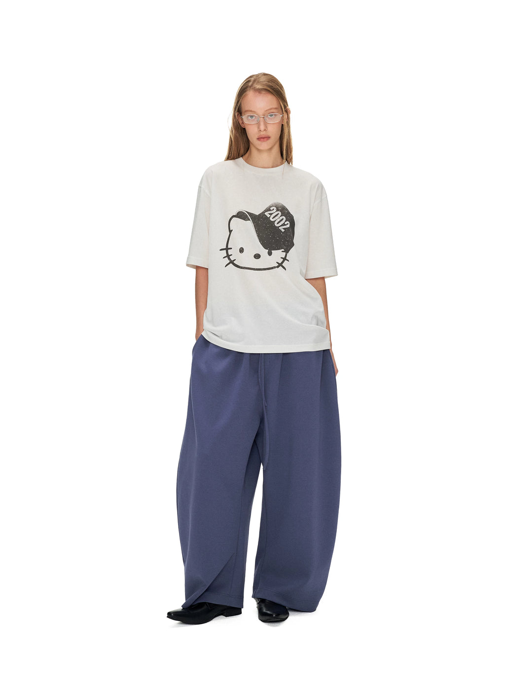 ANTERIOR LOVED Vintage Hello Kitty Loose Casual Tee