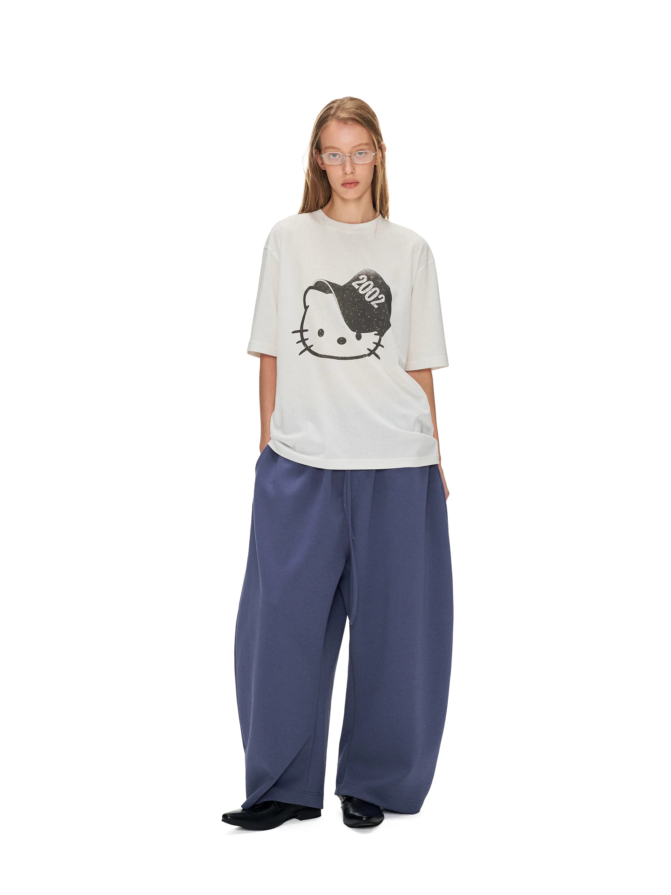 ANTERIOR LOVED Vintage Hello Kitty Loose Casual Tee