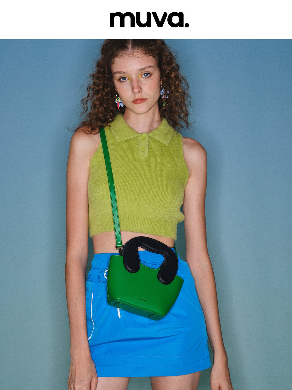 MUVA Vegetable Basket Messenger Bag Portable Tote Bag