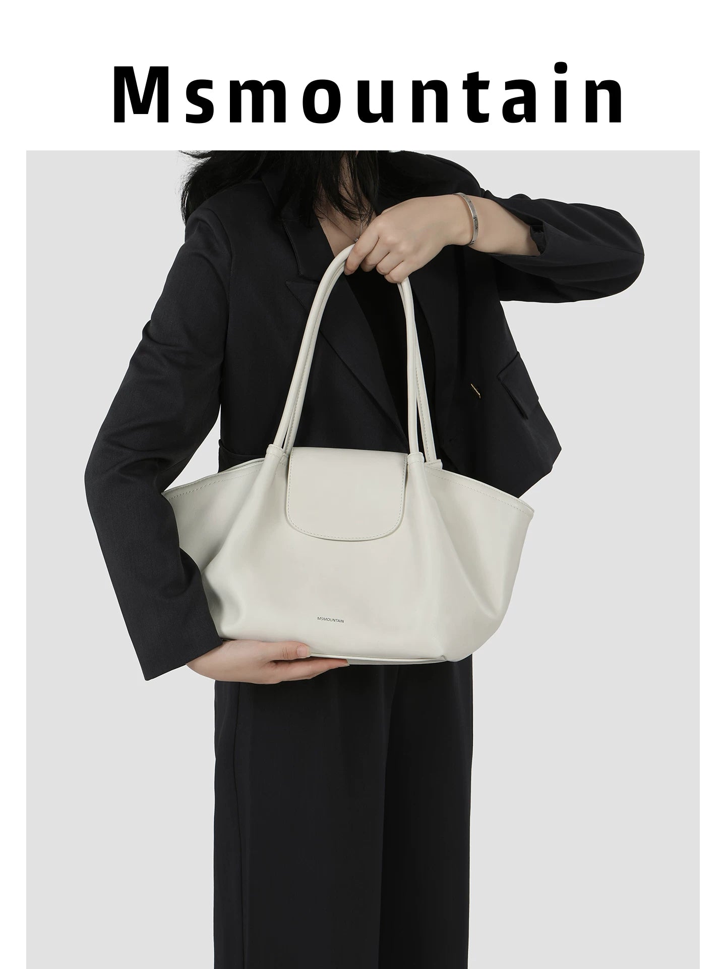 Msmountain Soft Cowhide Shoulder Bag