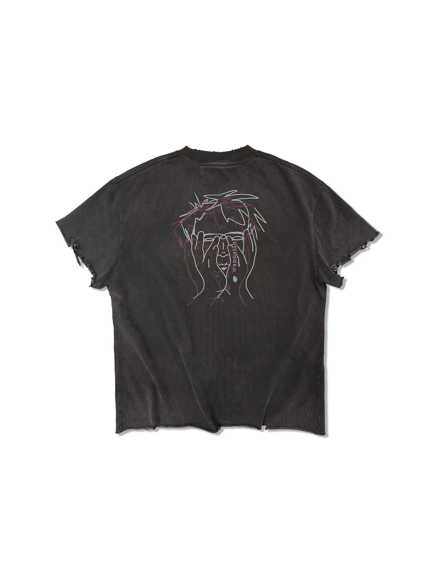 WANNA LAB Old Casual Loose Tee