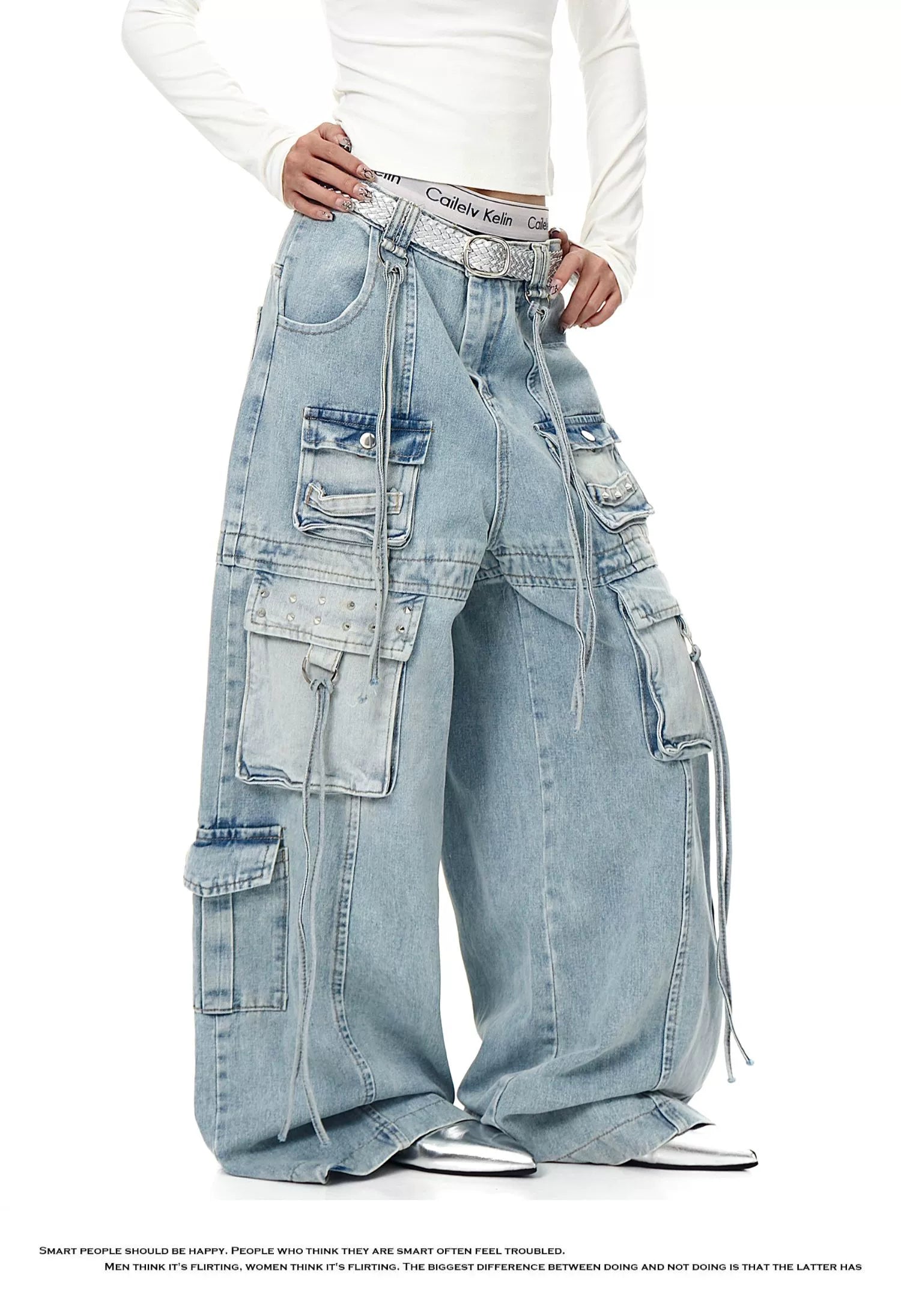 BLACKLISTS Streamer Multi-pocket Tooling Jeans