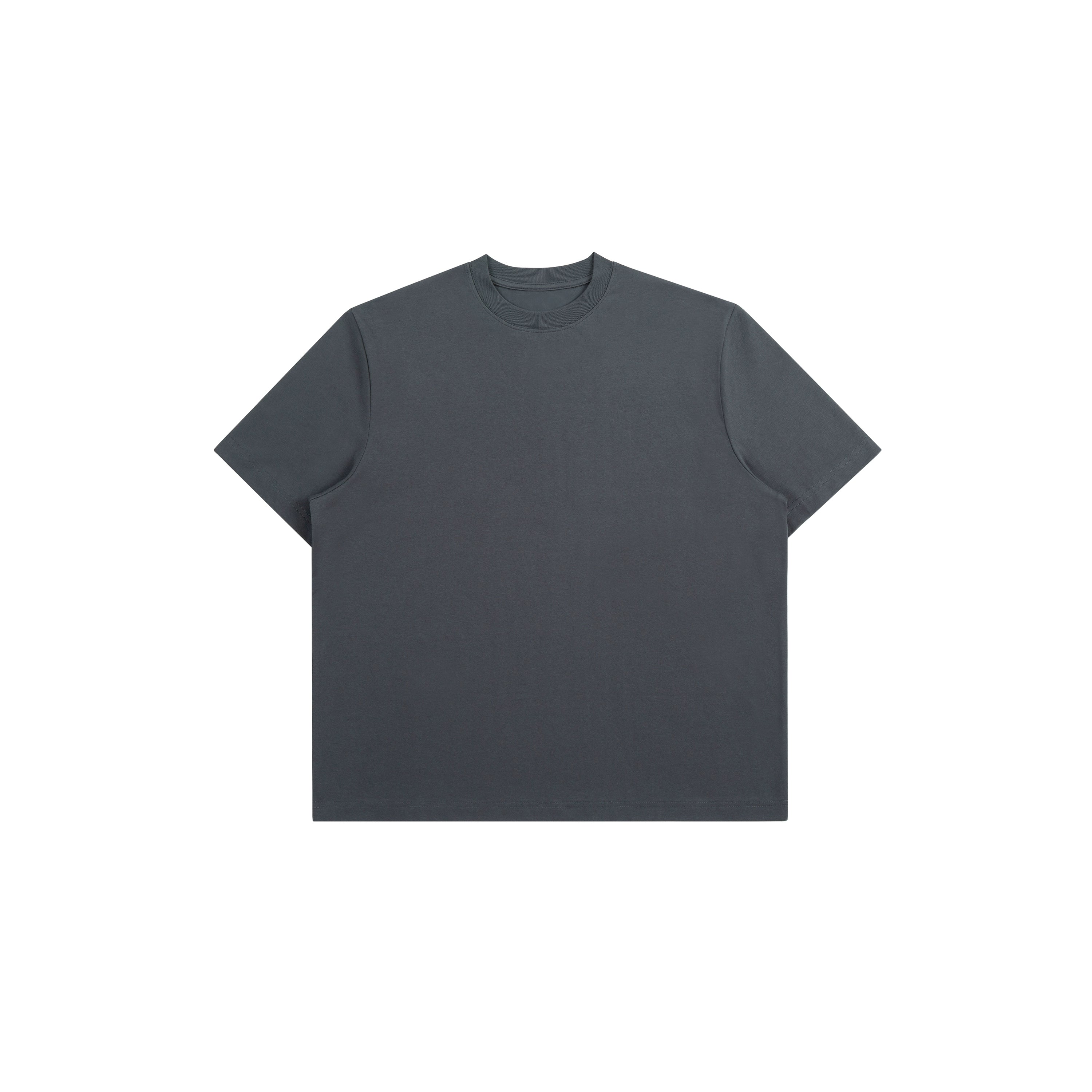 PLUS NO LOGO Small Neckline Short Wide Cool Tee