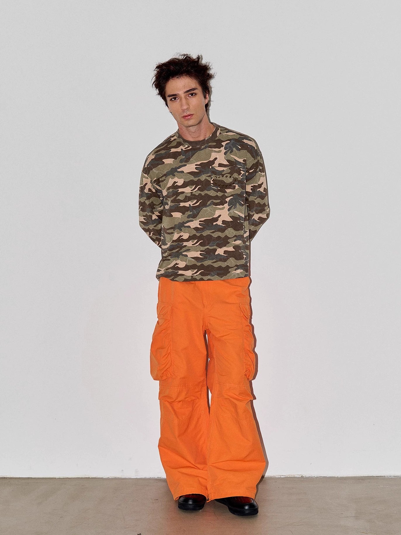 LIBERAFIT Camouflage Star Ring Rivet Long Sleeve