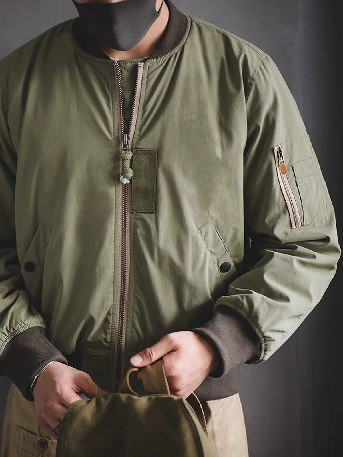 Madden Air MA1 Pilot Army Padded Jacket