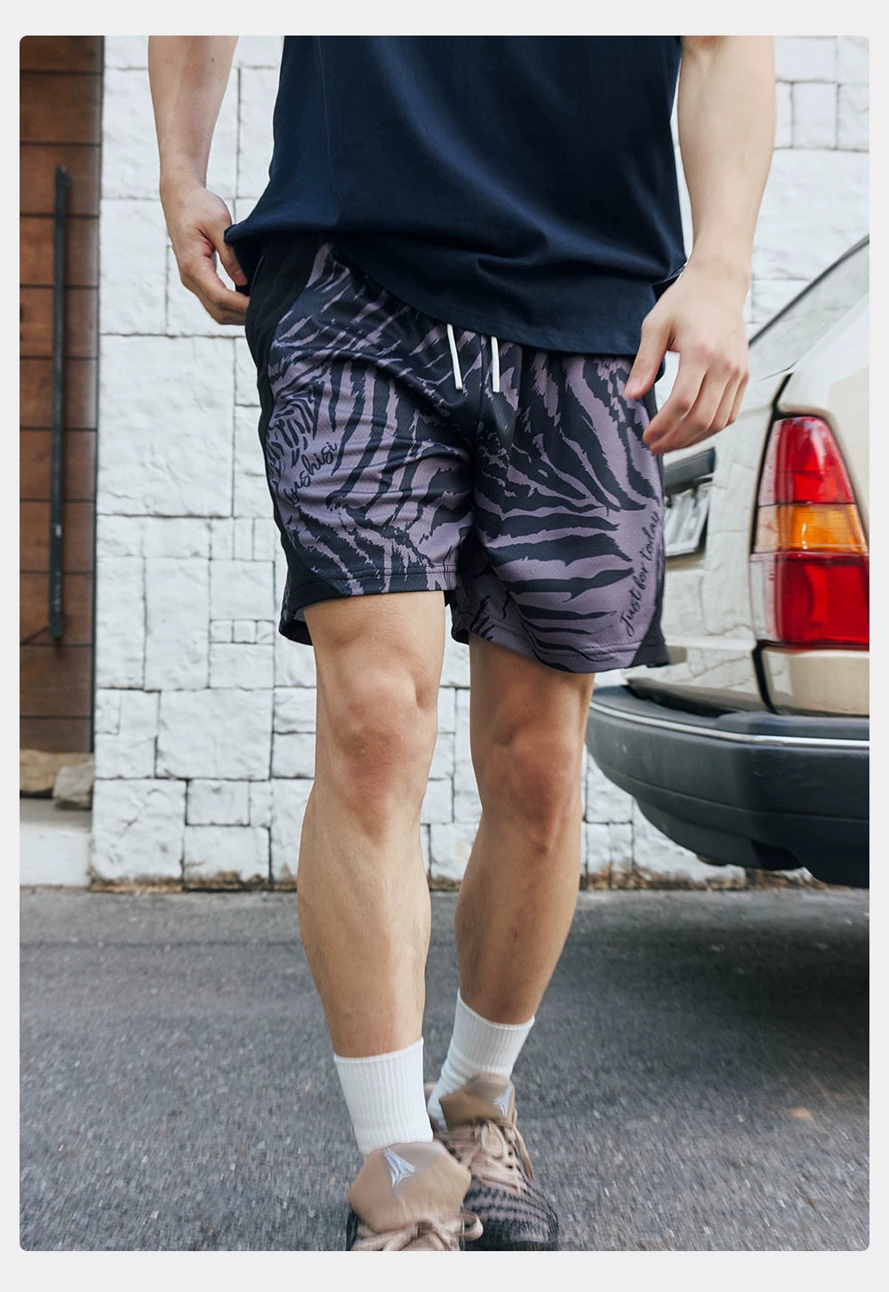 LUSHISI Camouflage Sports Casual Shorts