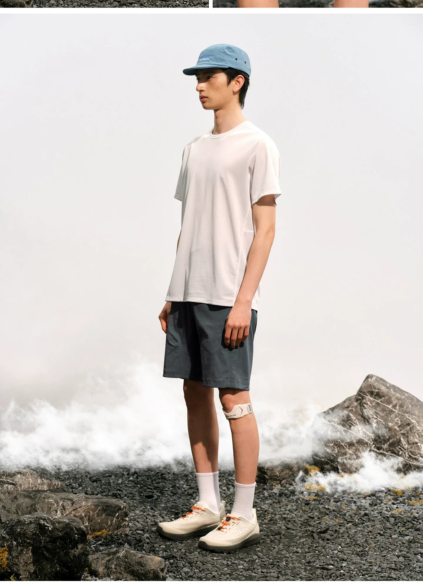 NO LOGO Stitching Quick-drying Sports Shorts