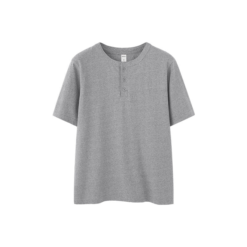 Inflation Heavyweight 250g Cotton Henley Tee