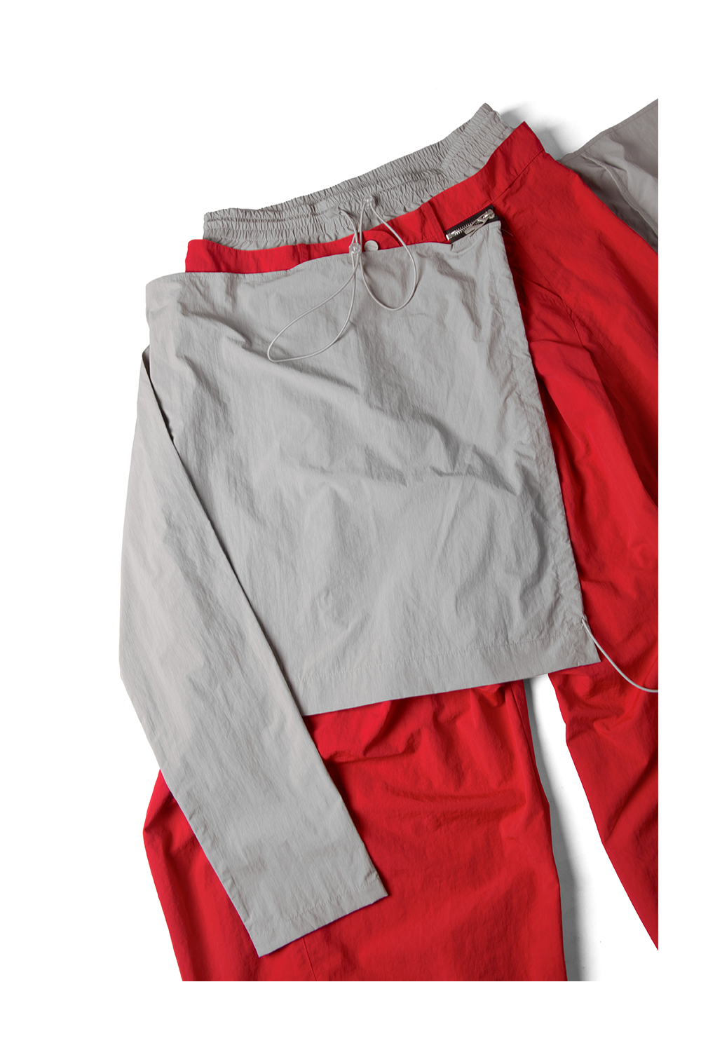 RELABEL Removable Fart Curtain Loose Casual Pants