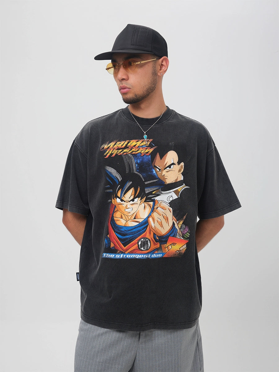 ComicTree Cartoon Spoof Dragon Ball Crew Neck Tee