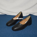 CHILIGIRL Retro Medium Heel Versatile One-pedal Shoes