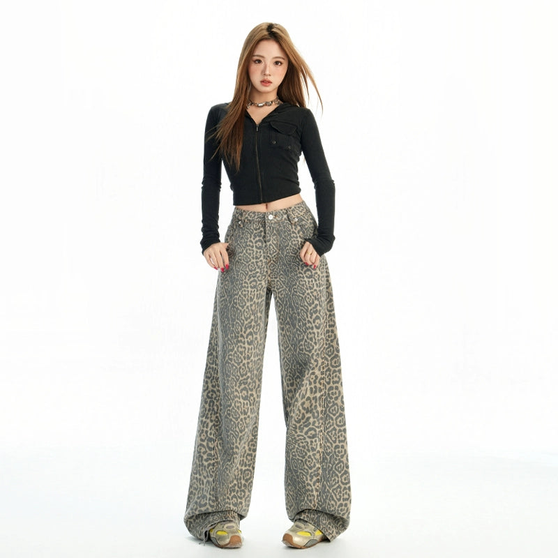 KPSR Vintage Old Leopard Jeans