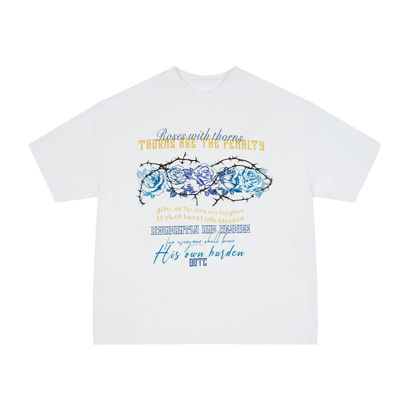 OOTC Thorn Rose Vintage Printed Tee
