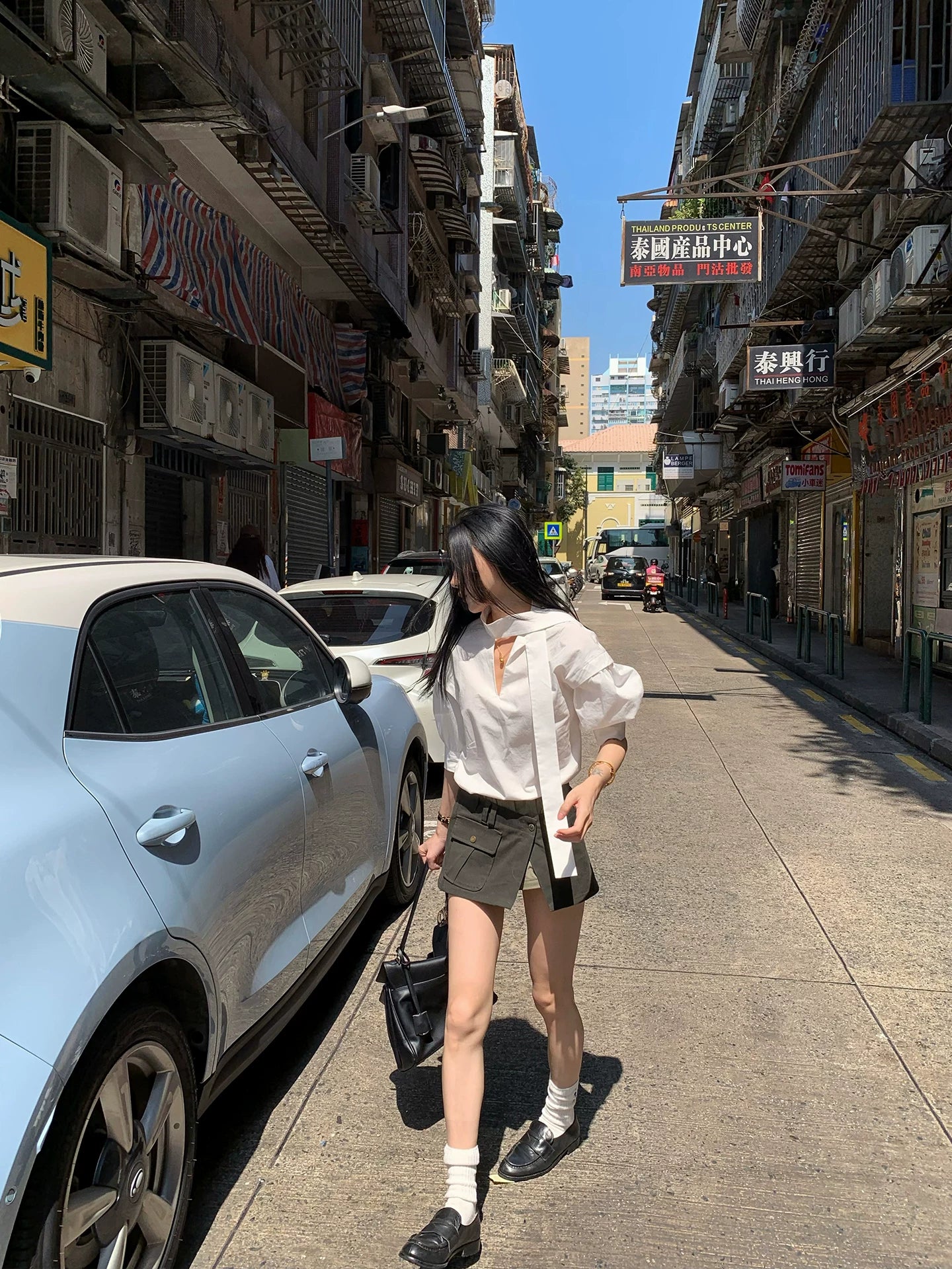 YOUNG KYLIN Stylish Stacked Shorts Skirt