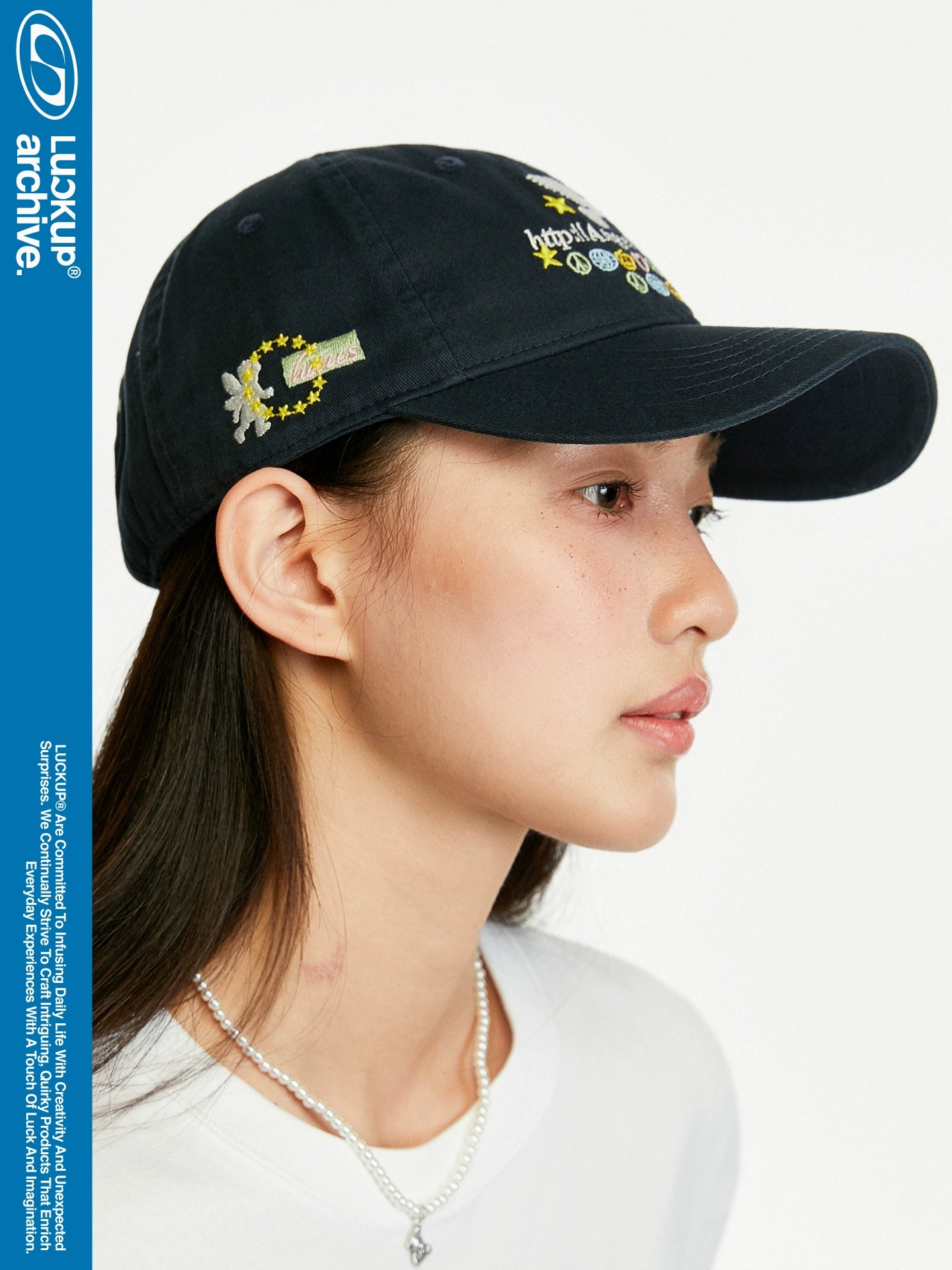 LUCKUP Cartoon Embroidered Baseball Cap