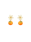 Oho Ou Persimmon Stud Earrings