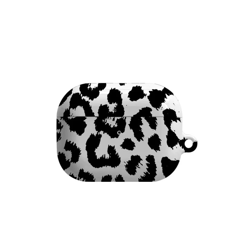 Pbcase Contrasting Leopard Print Apple Earphone Case