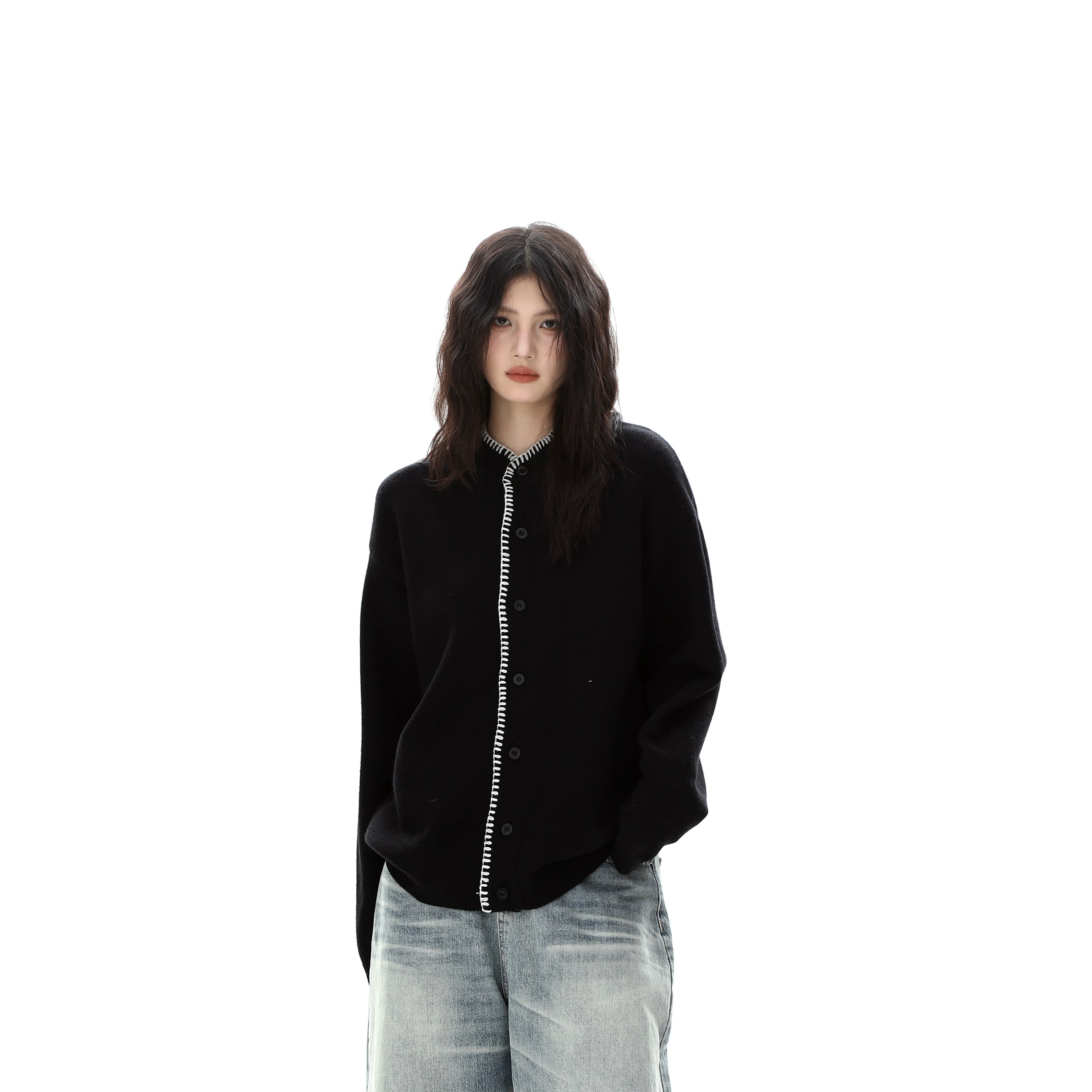 CHOIZE Vintage Casual Knitwear Jacket