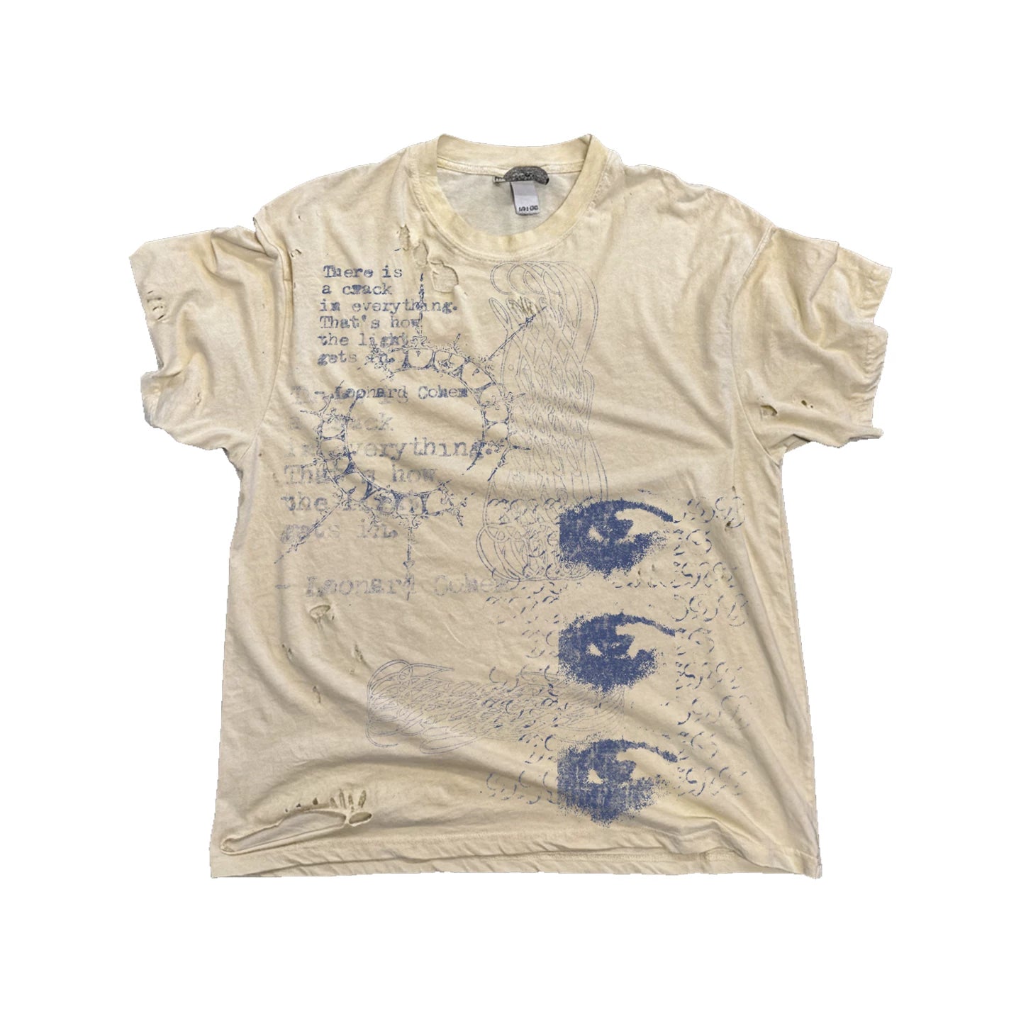 SHIBU Old Round Neck Casual Tee
