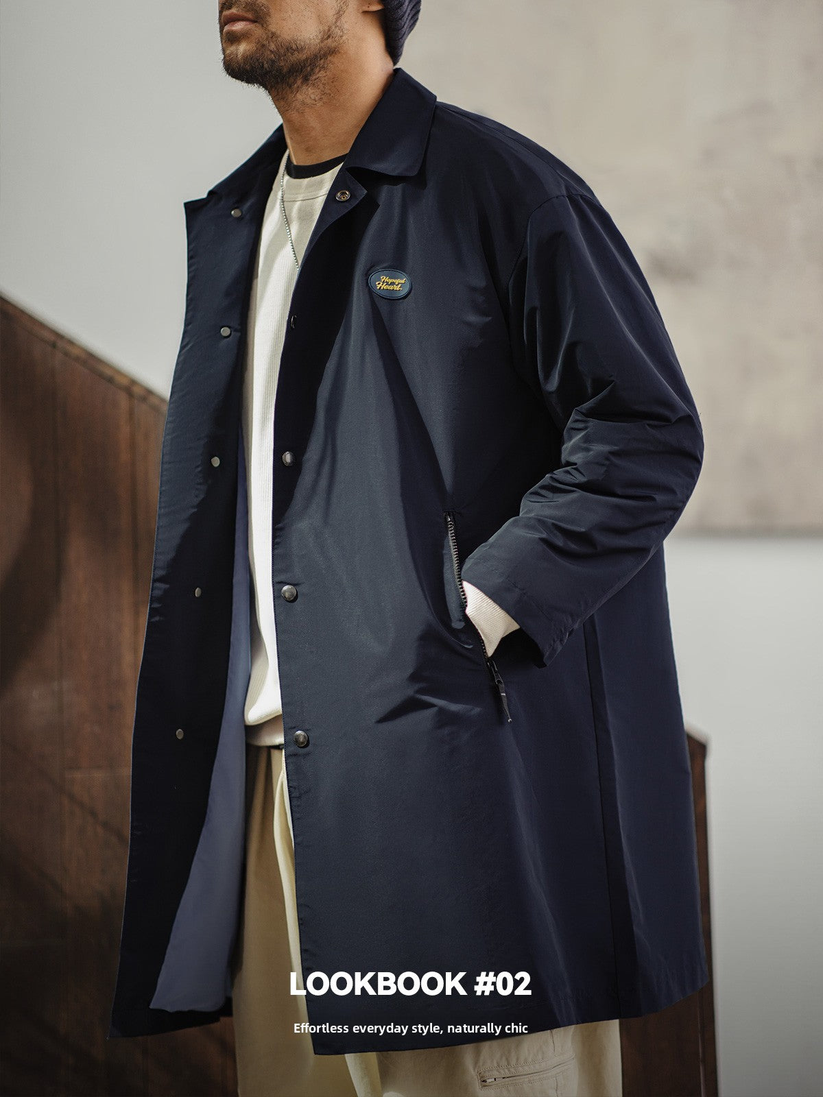 Madden Vintage Windbreaker Long Coat Jacket