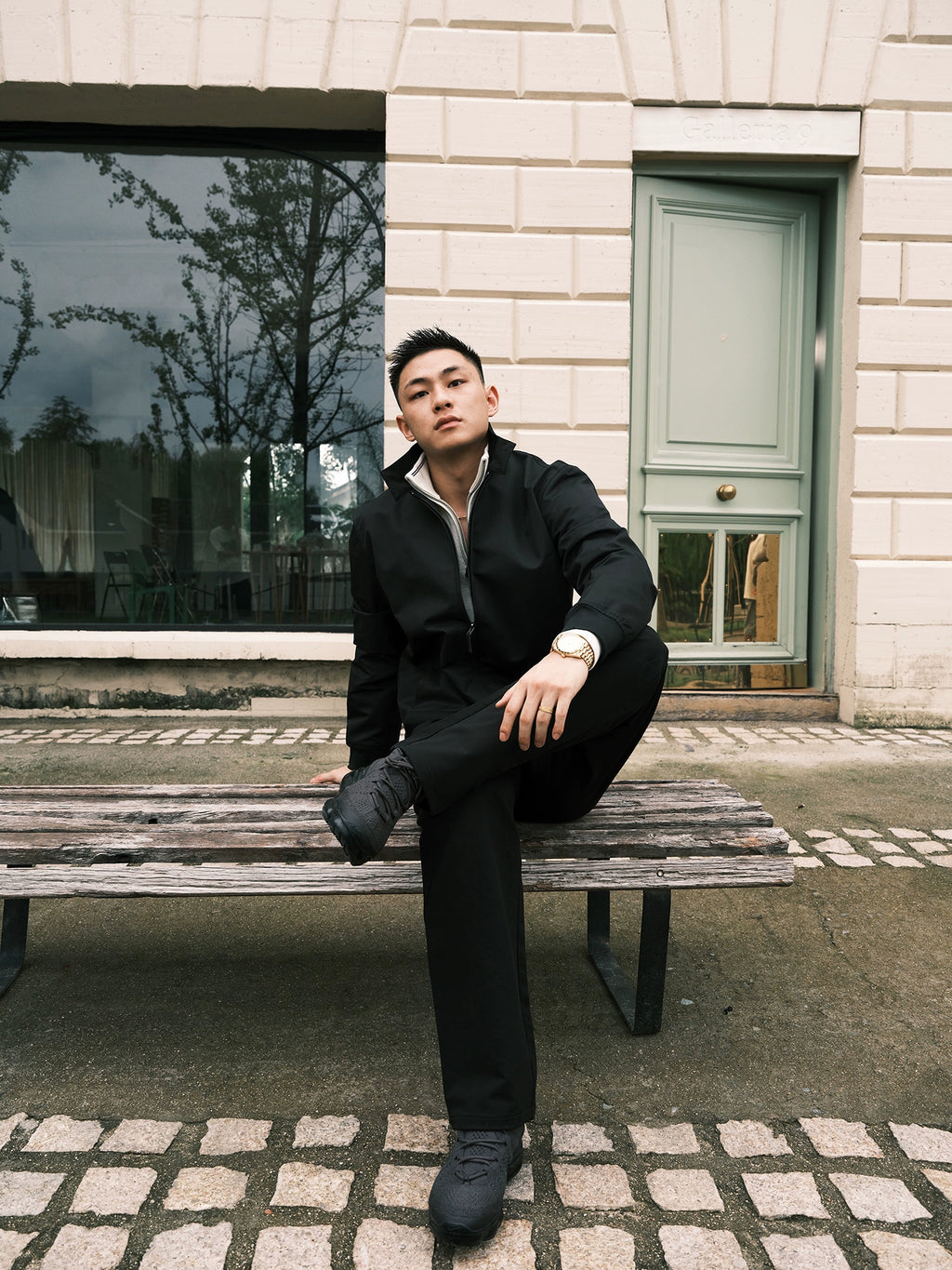 GTAL Vintage Stand-Up Collar Casual Jacket