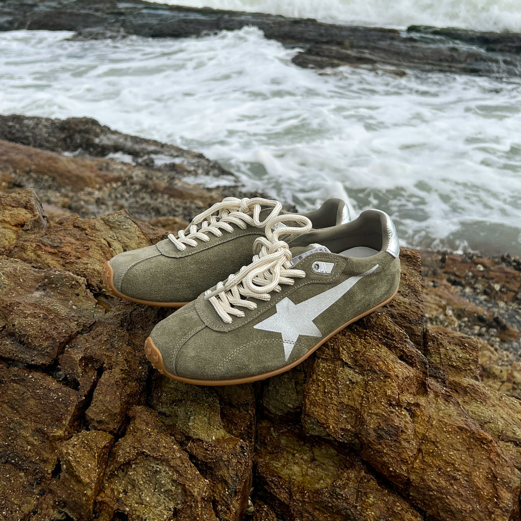 Lidaren Produced Leather Vintage Star Board Shoes