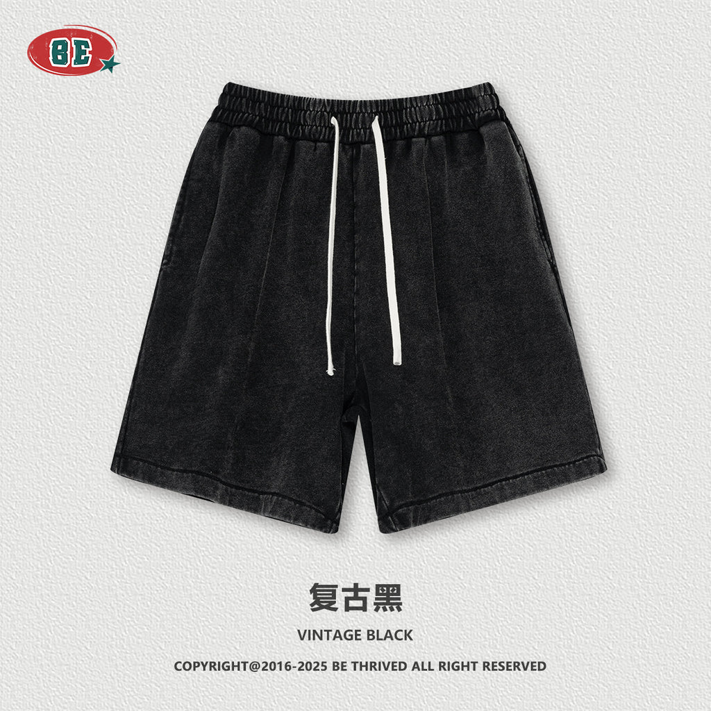 BE heavy 100% Cotton retro washed Shorts